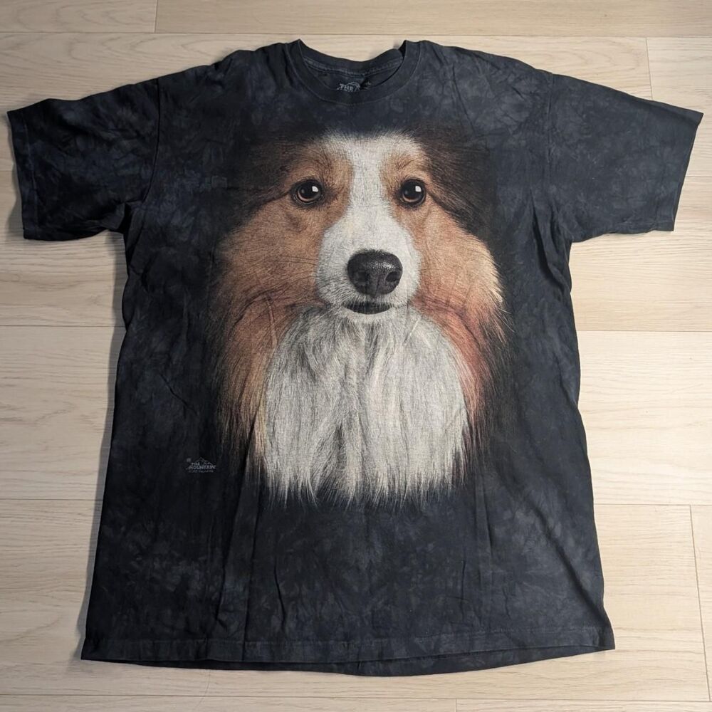 The-mountain Men's Black and Grey T-shirt